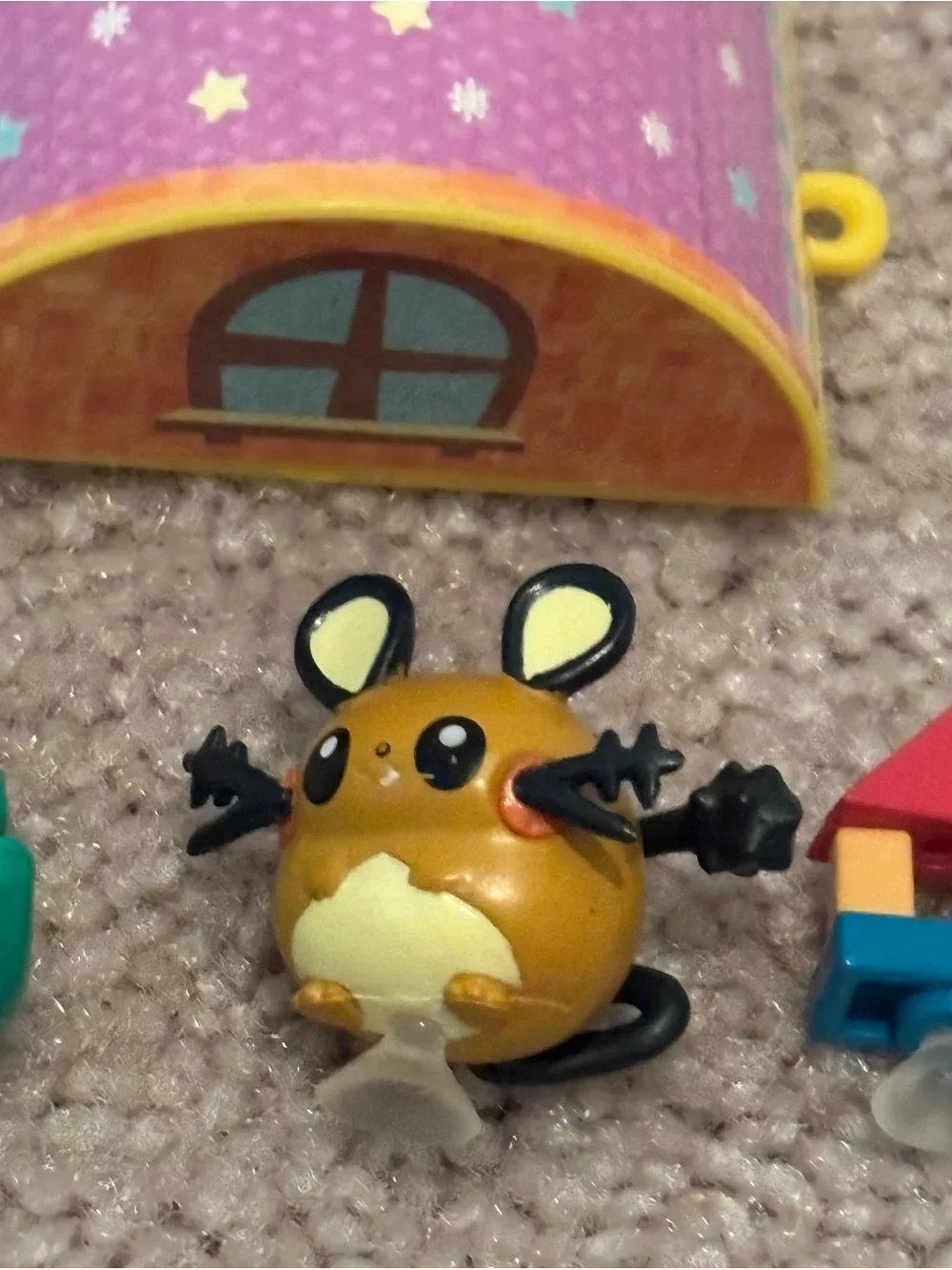 Pokemon Tomy Petite Pals Dedenne Mini Figure Pack Collection Toy